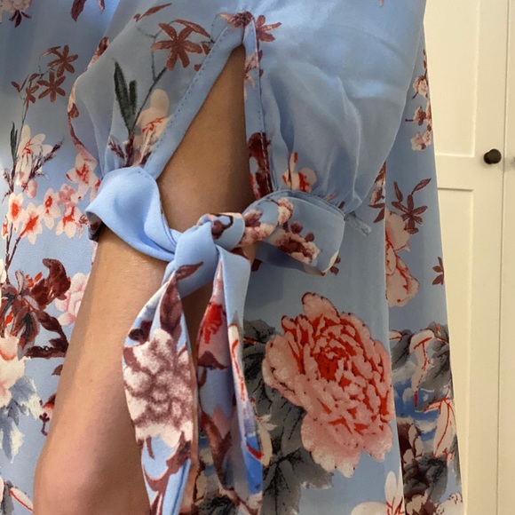 Off the shoulder floral print dress - Picture 2 of 3